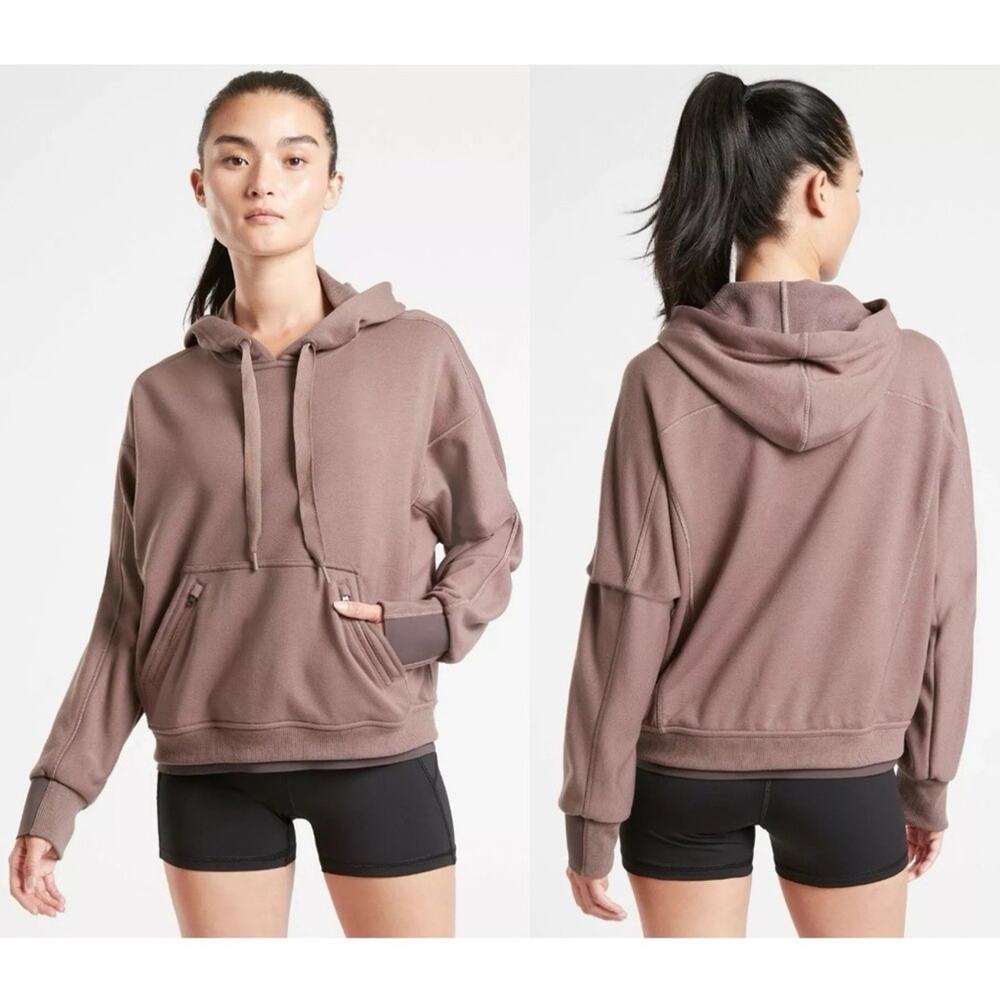Athleta Recover Hoodie Sweatshirt size XS